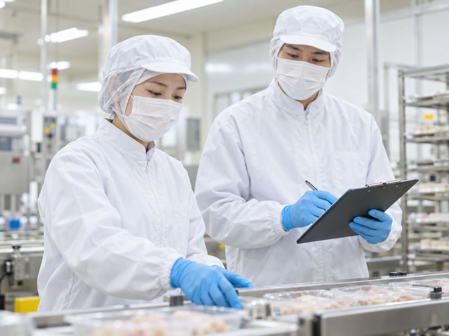 食品工場・製造現場の衛生管理シーン